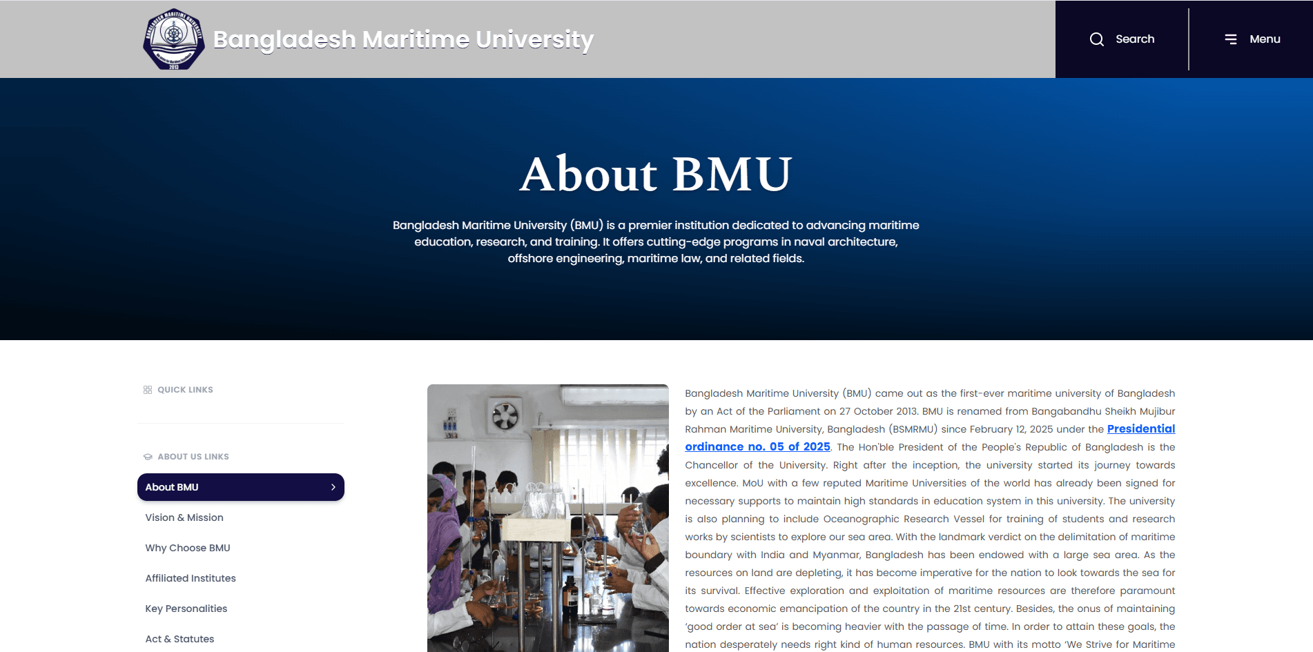 BMU - Bangladesh Maritime University — 2