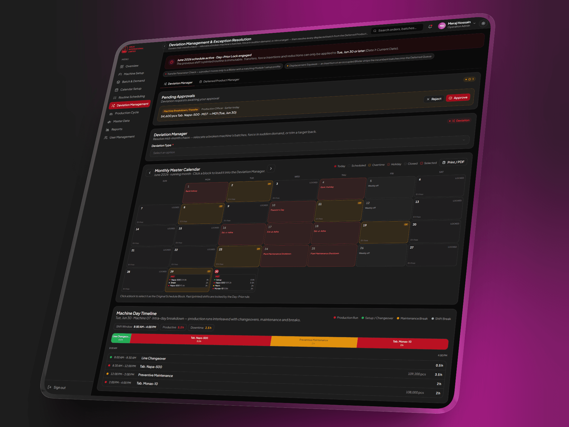 DIL - Production Planning Management System — 6